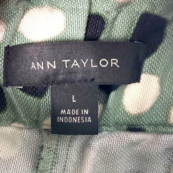 Ann Taylor The Easy Ankle Womens Large Elastic Waist Loose Fit High Rise Pants - Picture 8 of 9